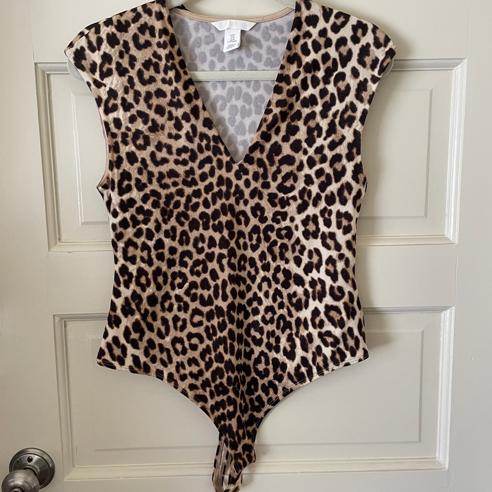Leopard Print Body Suit